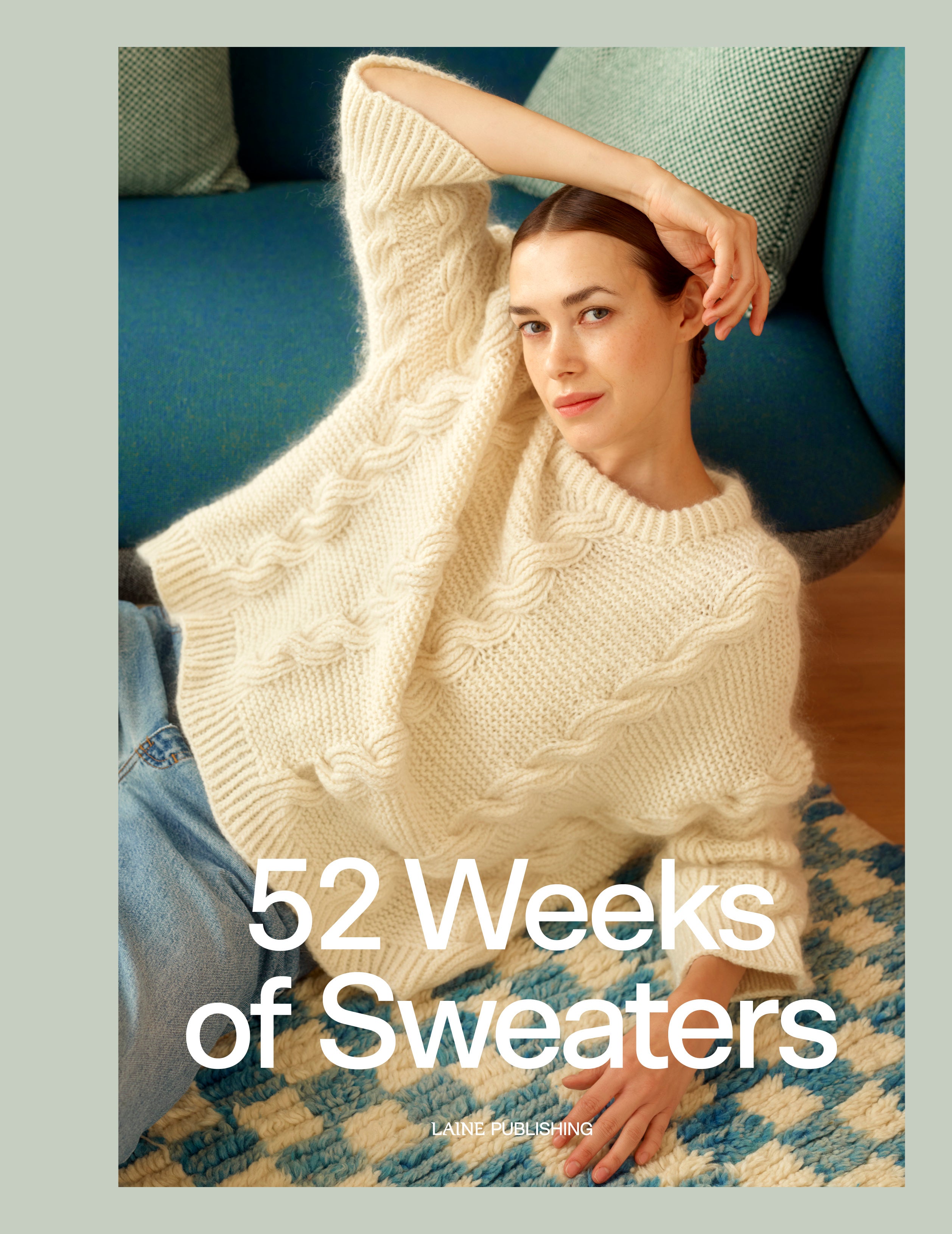 ★美品★書籍「52 Weeks of Sweaters」 Laine_52WeeksofSweaters_Cover.