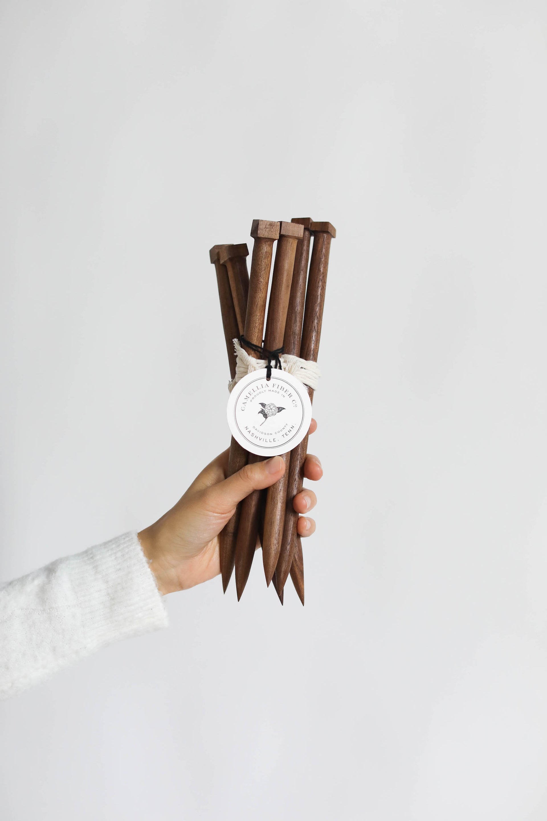 CFC Handmade Black Walnut Knitting Needles