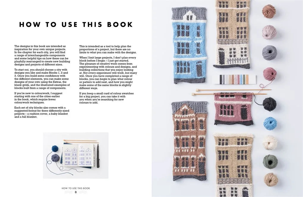 Knit the City Building Blocks Book