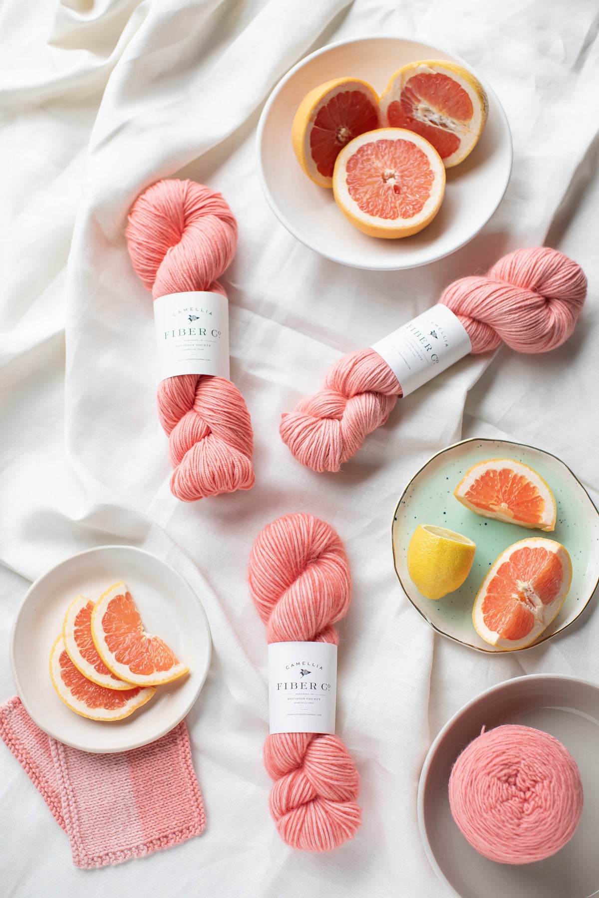 Grapefruit + Pink Lemonade - Seasonal Yarn