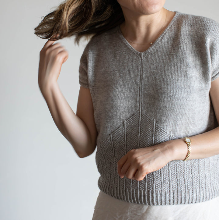 CFC Yak Fingering - Hikaru Pullover Kit with Pattern