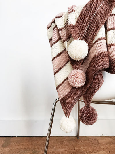 CFC Pom Pom Baby Blanket Pattern