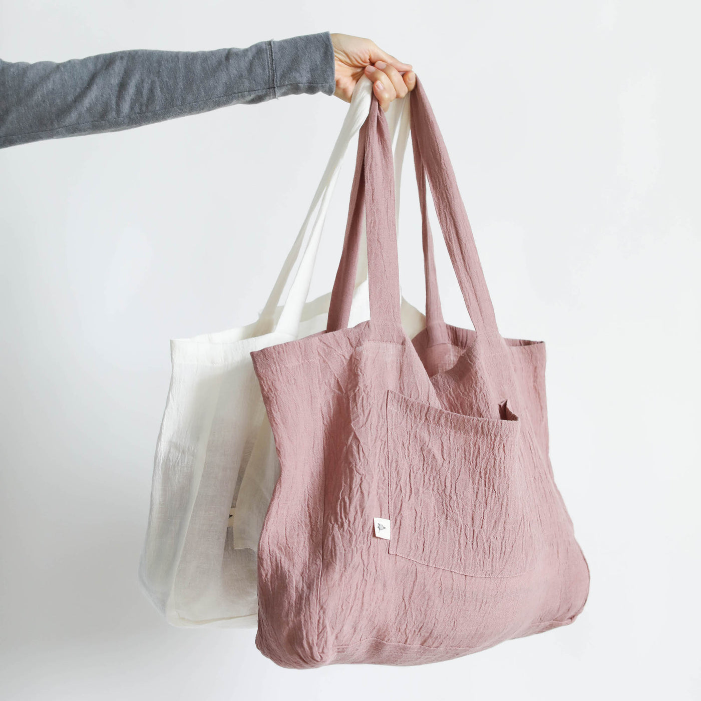 CFC Crinkle Linen Tote Bag