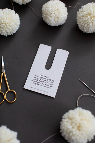DIY Disposable PomPom Maker