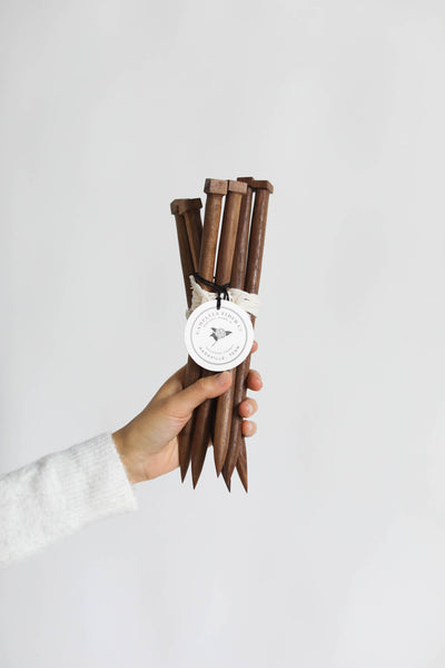 CFC Handmade Black Walnut Knitting Needles
