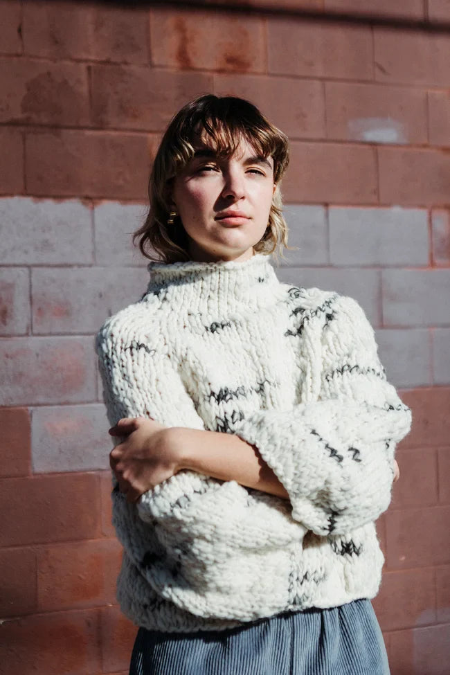 Faro Sweater Pattern by Good Night Day